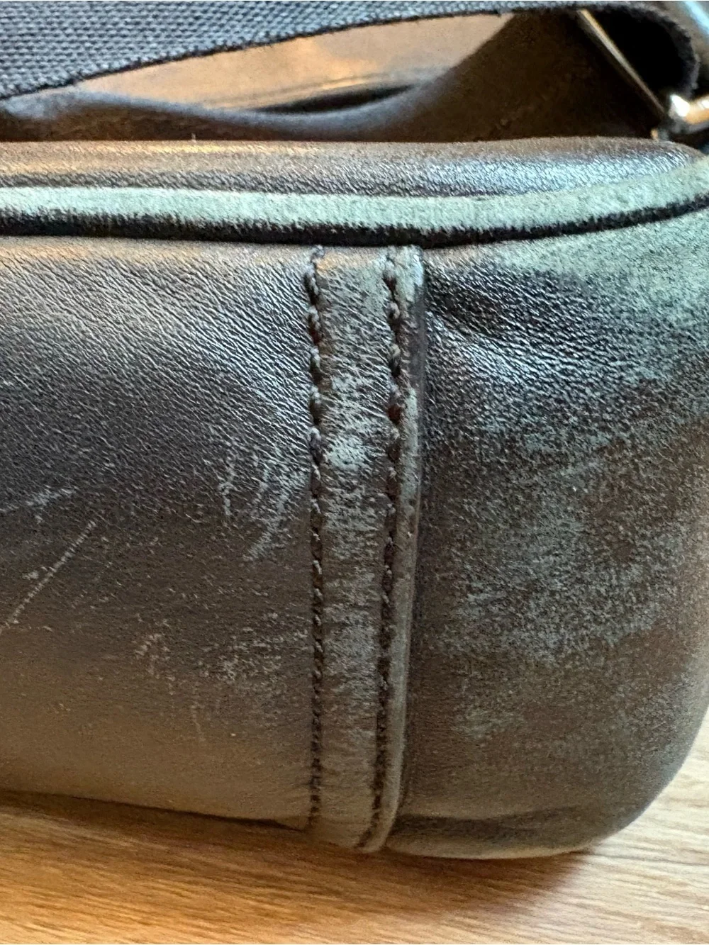 Coach Lexington Flap Business Brief F71073 Black Leather Laptop